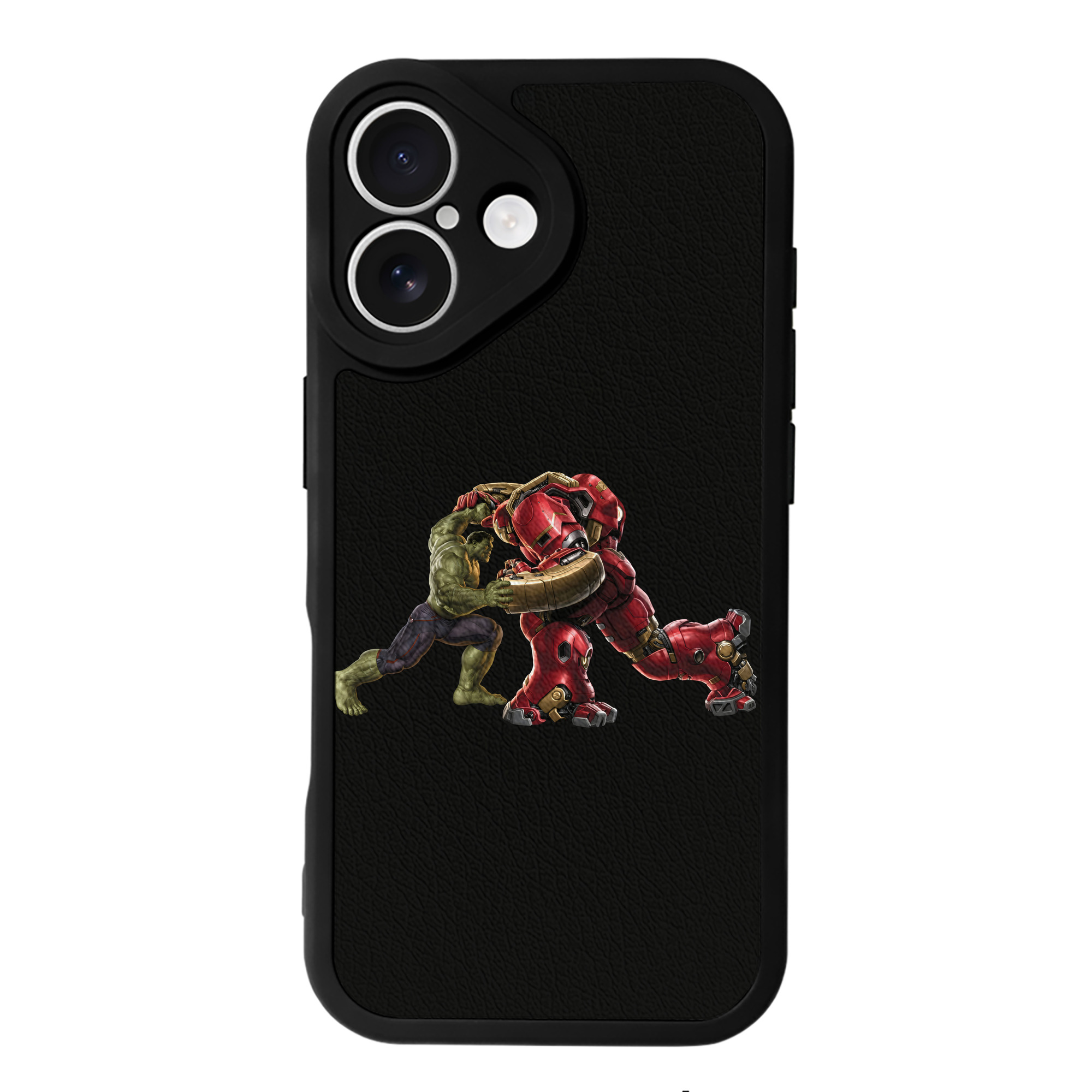 （画像用） アベンジャーズ The Avengers 【iPhone 16シリーズ対応】シリコンスマホケース（レザー調） 材質：シリコン